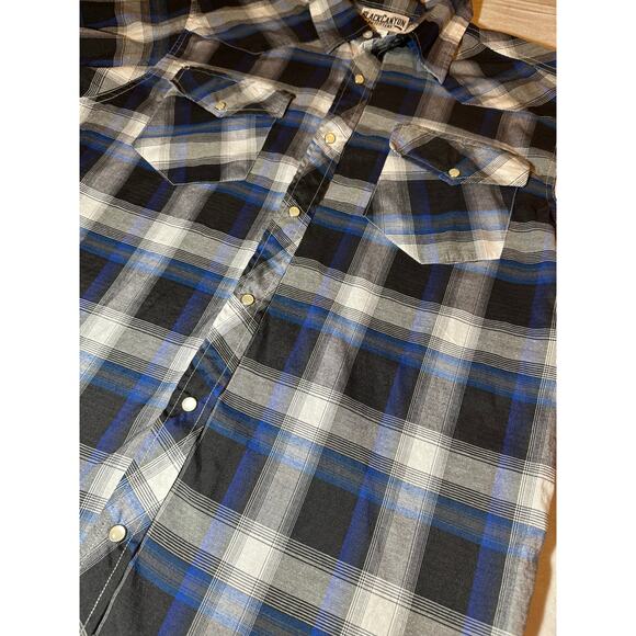 Black Canyon Men's Pearl Snap Button Down Size Large - Picture 4 of 5